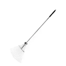 Adjustable metal wire rake