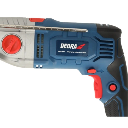 DEDRA DED7961 1100W ударна бормашина, две скорости, 0-1200, 0-3200 об/мин, 13mm ръкохватка за гаечен ключ, алуминиев корпус