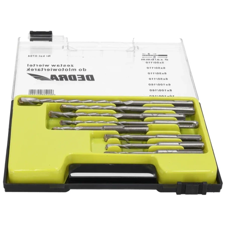 8 pcs masonry drill bits for hammer drills