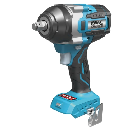 Bezuhlíkový aku rázový utahovák 850/1100Nm DEDRA SAS+ALL DED7166, upínání 1/2", 18V
