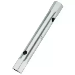 Tube spanner 18x19mm CS heat treatm., zinc platting, hardned