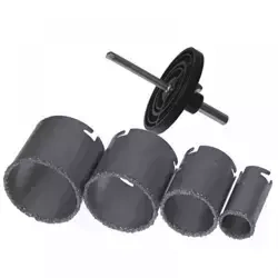 Carbide coated hole saw