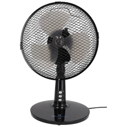 Wentylator biurkowy DESCON DA-0902B 20W, 9", czarny