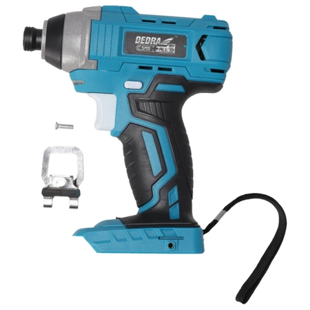 18V cordless impact screwdriver, DEDRA SAS+ALL DED7045 110 Nm, HEX chuck