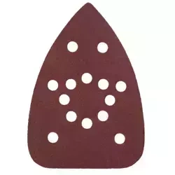 Papier ścierny do szlifierki delta, DEDRA SAS+ALL DED70636 140x140x93mm, gr.180, 5szt. do DED7063