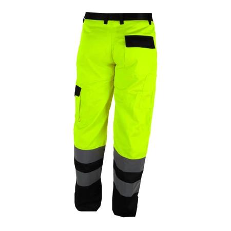 Spodnie ochronne DEDRA BH81SP1-L odblaskowe rozmiar L, żółte