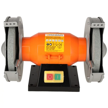 Szlifierka stołowa, dwutarczowa, A067110 PANSAM 150W, 150x16mm, do pracy na sucho