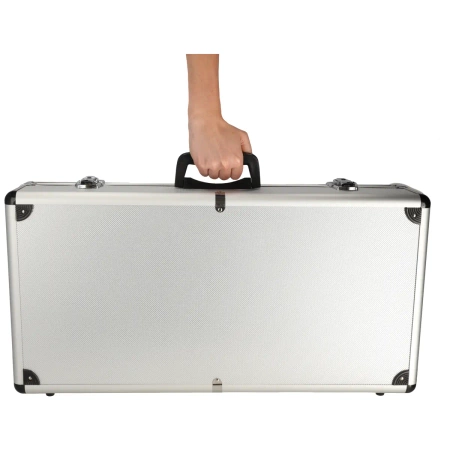 Aluminiový kufřík na nářadí 640x320x150 stříbrný