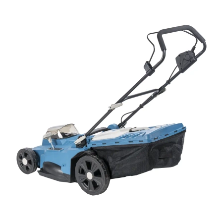 Акумулаторна безчеткова косачка за трева 2x18V, DEDRA SAS+ALL DED7197V 43cm ширина на косене