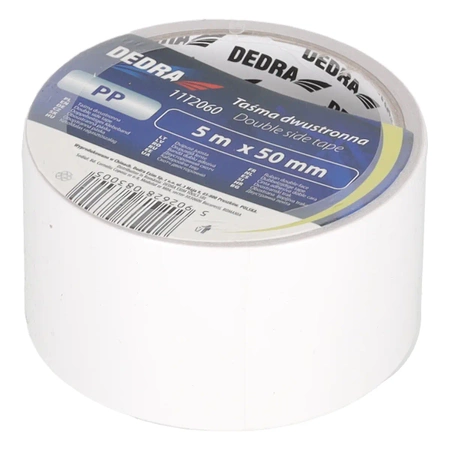 Kahepoolne teip 50 mm x 5m, DEDRA 11T2060
