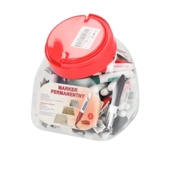 Keychain "mini permanent marker" (mix of 4 colors), jar 80 pcs, DEDRA M311.100