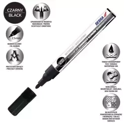 Marker for the renovation tombstones, black, 1 pc