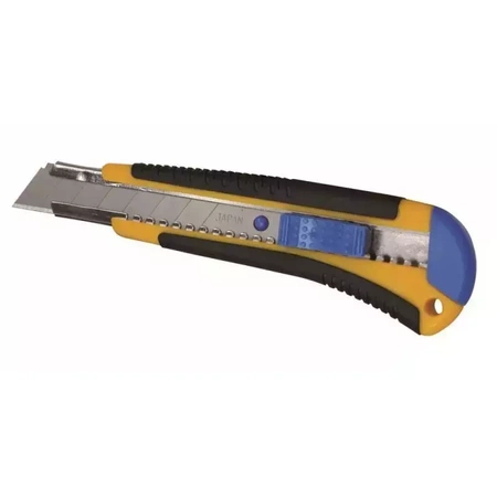 Skalpel 18mm + rezervni uložak, gumena ručka, metalna vodilica