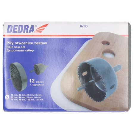 DEDRA žage za luknjanje pločevink za les 0793 12 kosov