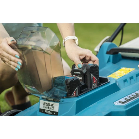 Cordless brushless lawn mower 2x18V DEDRA SAS+ALL DED7197V