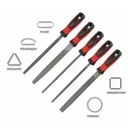 Set turpija za metal 200mm 5 kom., svi oblici