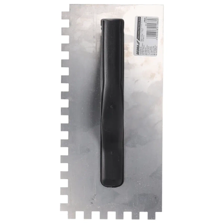 Nerūsējošā tērauda rīvdēlis, 270 mm, ar zobiem 10 x 10, ABS rokturis, ražots Polijā