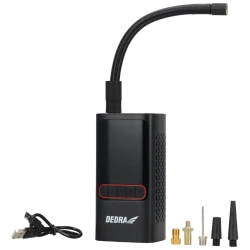 Безжична помпа за въздух 2x2000mAh DEPP011, power bank, различни вентилни адаптери