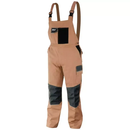 Salopetă de protecţie mărime L/52, bumbac+spandex, greutate 270g/m2