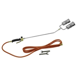 Zestaw dekarski, palnik gazowy DEDRA 31B024 dwudyszowy, śr.dyszy 60mm, 5m wąż