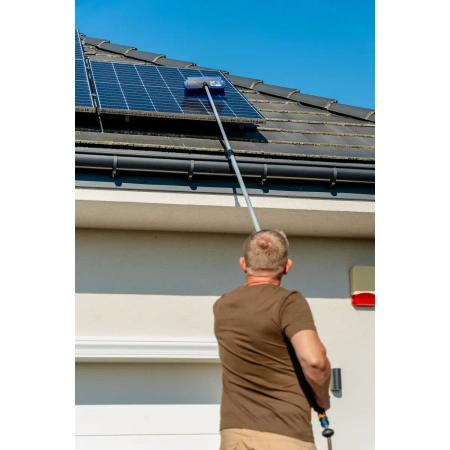 Telescopic cleaning brush, solar panel brush DEDRA 2001A80, telescopic 150–350 cm
