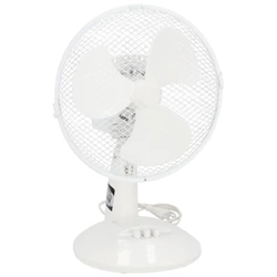 Wentylator biurkowy DESCON DA-0900 30W, 9", biały