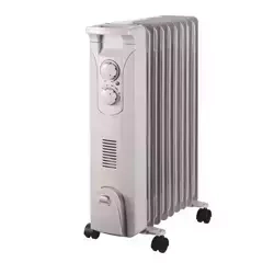 Ar eļļu pildīts sildītājs 2000 W + ventilators 400 W