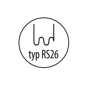 Plastične spajalice, DEDRA DED75274 tip RS26, 0,6 mm, veliki val, 100 kom