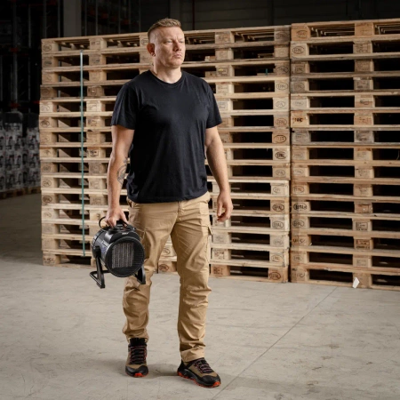 Електрически нагревател PTC 3,0kW, кръгъл, черен DEDRA DED9931C2 керамичен нагревателен елемент