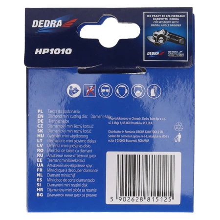 Deimantinis pjūklo diskas 50 mm/M14, DEDRA HP1010