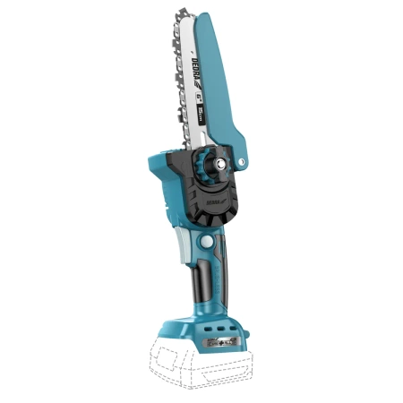 6" Mini ķēdes zāģis, mazs akumulatora zāģis 18V DEDRA DED7179