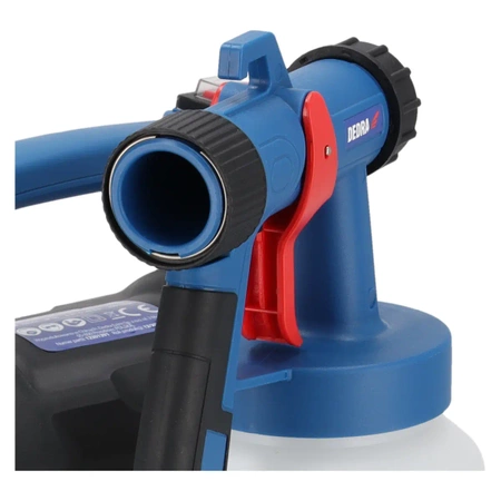 Unitate de vopsire HVLP pentru vopsire prin pulverizare, DEDRA DED7414 650W duză 2.5mm