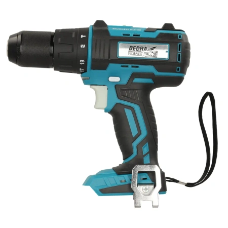 Cordless drill, screwdriver 18V, DEDRA SAS+ALL DED7142 50Nm, 13mm with impact function, brushless