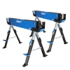 Workshop, carpentry trestles DEDRA N1103, 2 pcs, foldable, adjustable, max. load 1180kg/pair.