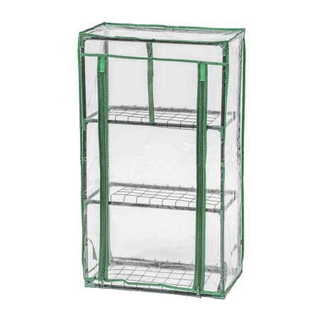 Skladací záhradný skleník DEDRA N04710, rozmery 46x24x80 cm