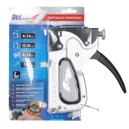 Hand stapler 4 in 1, 6-14mm