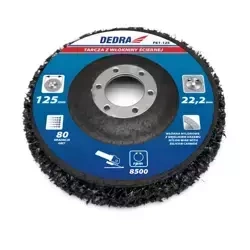 DEDRA netkani brusilni kolut F61-125 125 mm, luknja 22,2 mm