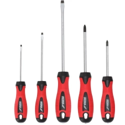 Screwdriver set 5pcs, CrV steel