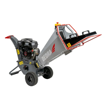 Gas-powered branch shredder DEDRA DED8684, LONCIN 5.5 HP engine, cutting diameter 10 cm