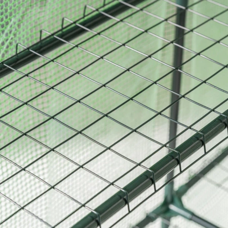 Голяма сгъваема градинска оранжерия DEDRA N04741, размери 143x143x195 см