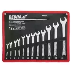 Combination spanner CrV set 12pcs