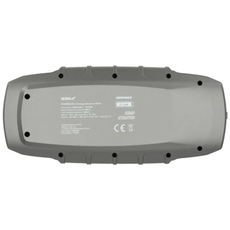 Power-bank s funkciou naštartovania motora DEDRA DEPP1600, Li-Ion 16000mAh, LCD displej