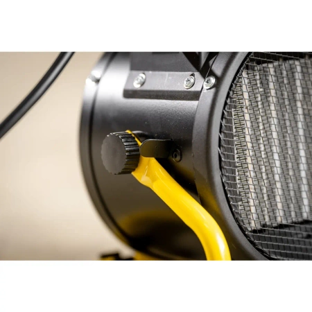 DEDRA DED9930C Електричний обігрівач PTC 2,0кВт, круглий, чорний DEDRA DED9930C Керамічний нагрівальний елемент