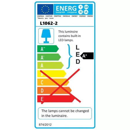 Radionička lampa 2x20W SMD LED, ALU panel, tronožac, IP65