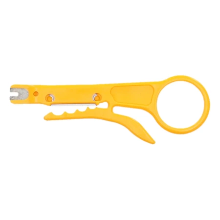 Zaciskarka do złączy modularnych, szczypce elektrotechniczne, DEDRA 1268 RJ45, RJ12, RJ11, 4P4C, 4P2C