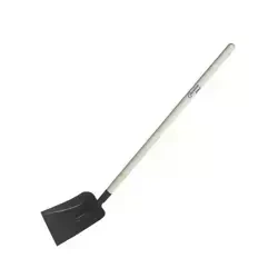 Sand shovel with wooden shaft