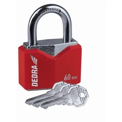 Rhombus padlock in 60 mm cover, DEDRA 11U113