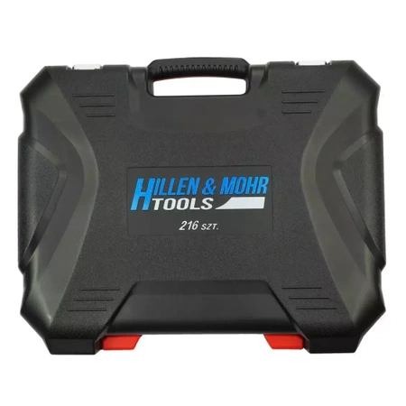 Hillen&Mohr 17K216 CrV Набор больших торцевых ключей 216 шт. 17x1/2", 13x1/4" , 8x3/8"