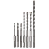 DEDRA 0704 betoonipuurimispuuride komplekt 5/6/x110, 2x8x110, 6/8/10x160, 10x210 SDS Plus.