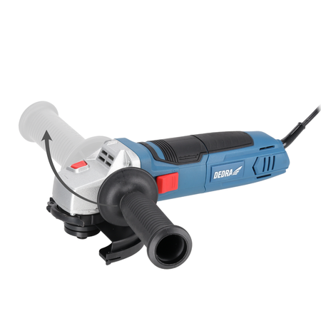 Nurklihvmasin, diax DEDRA DED7938 125mm 950W